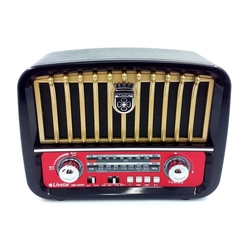 Radio Retro Portátil Bluetooth Usb Recarregável Com alça 2257 Menor preço em Radio Retro Portátil Bluetooth Usb Recarregável Com alça 2257