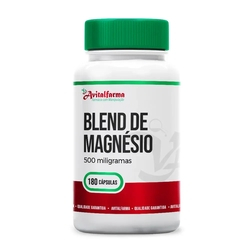 Blend de Magnesio (Dimalato + treonato + glicina) 500mg 180 cp Menor preço em Blend de Magnesio (Dimalato + treonato + glicina) 500mg 180 cp