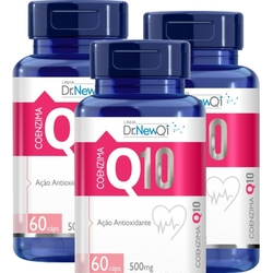 Coenzima Q10 500mg 60 Cápsulas Dr New Qi Upnutri Kit X3 é boa?