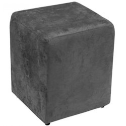 Puff Quadrado 45x30cm em Veludo Cinza é boa?