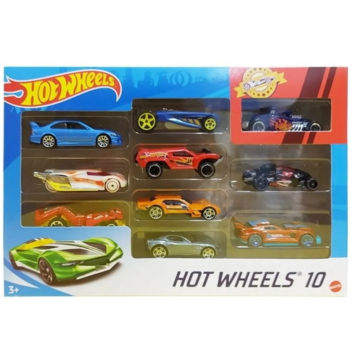 Carrinho Hot Wheels Básico 54866 - Embalagem com 10 Unidades(sortidos)