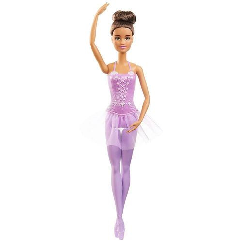 Boneca Barbie Loira Vestido Glamoroso Lilás Glitter Mattel - Roxo