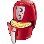 Fritadeira Air Fryer Mondial AF-34 Pratic 3,2L Inox Vermelha