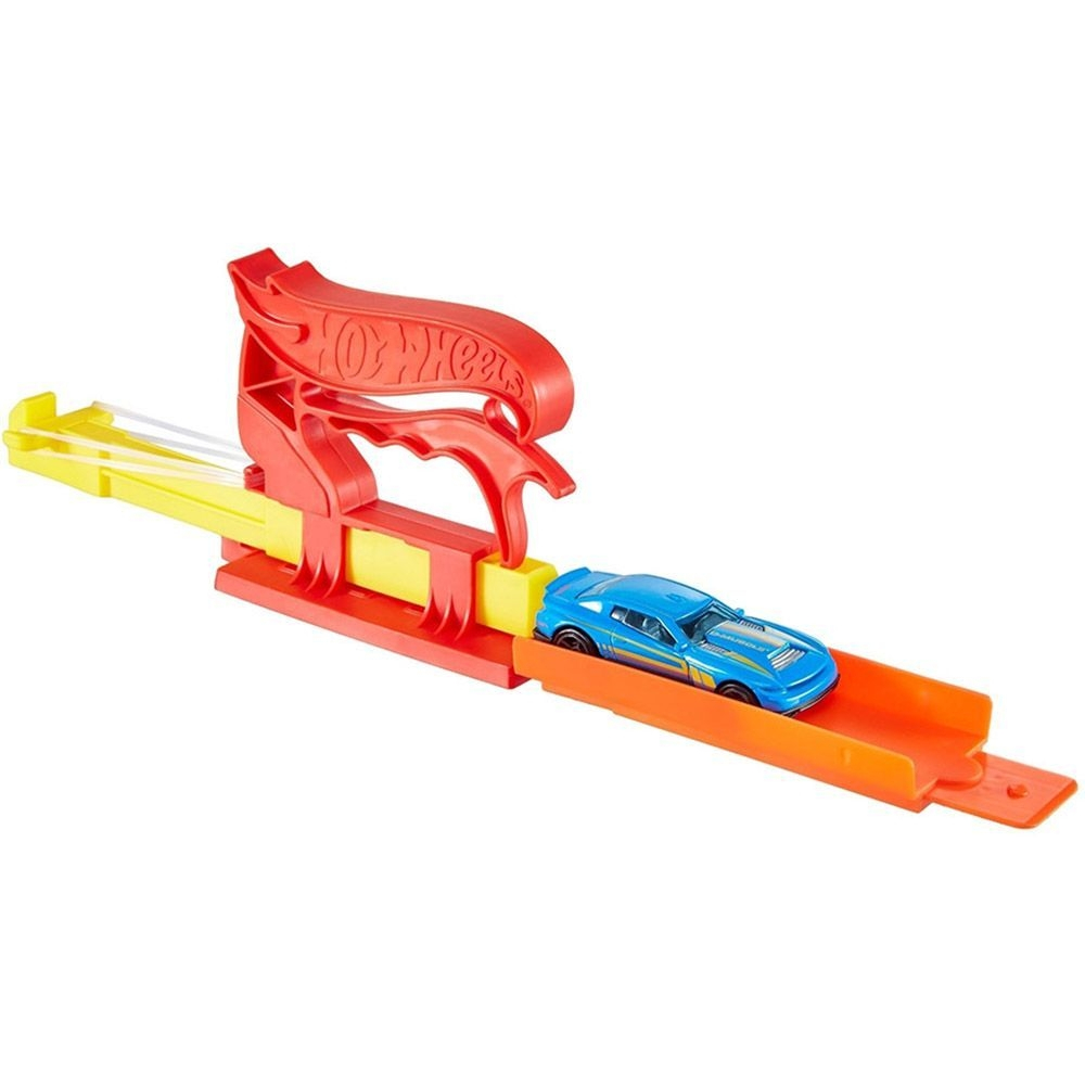 Hot Wheels Action Lançador Basico Vermelho com Carrinho FTH84/FVM09 - Mattel