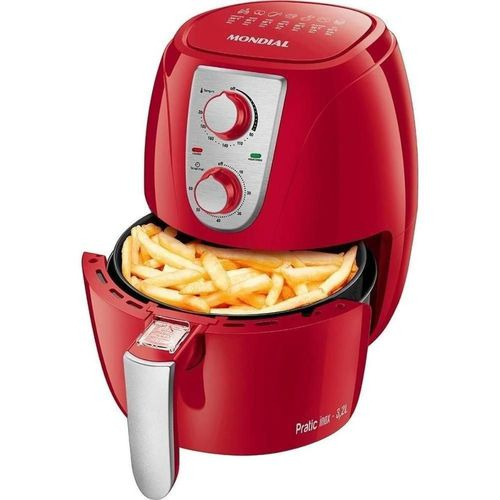 Fritadeira Elétrica Air Fryer Mondial Dual 8 Litros Duplo Cesto