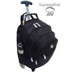 Mochila Rodinha Roda 40 Litros Puxador Reforçado Cabo De Aço Menor preço em Mochila Rodinha Roda 40 Litros Puxador Reforçado Cabo De Aço
