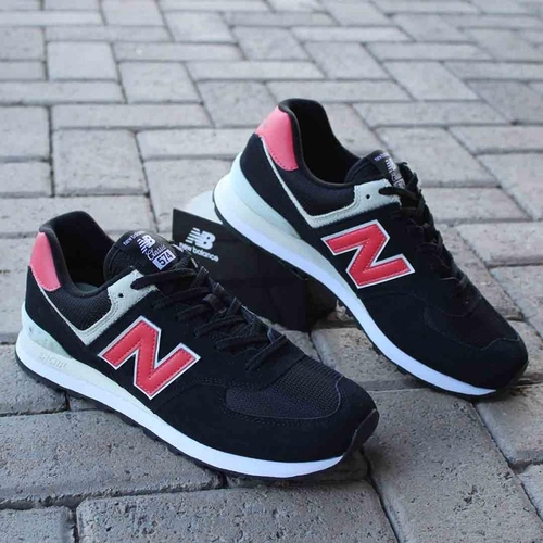 new balance preto e vermelho