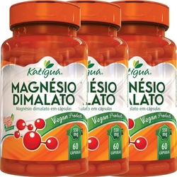 Kit 3 Magnésio Dimalato 60 Cápsulas Katigua é boa?