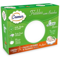 Fralda Luxo Branca com Bainhas com 05 Unidades Cremer é boa?