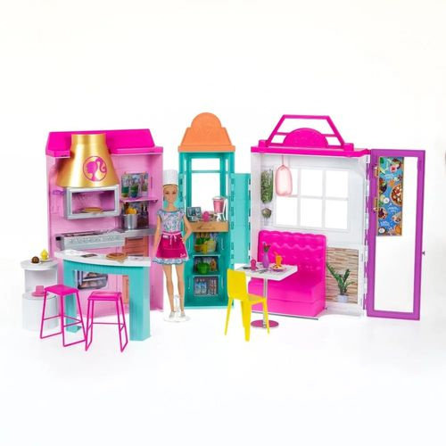 Casa Da Barbie Charmosa Que Vira Maleta Mattel Oficial no Shoptime