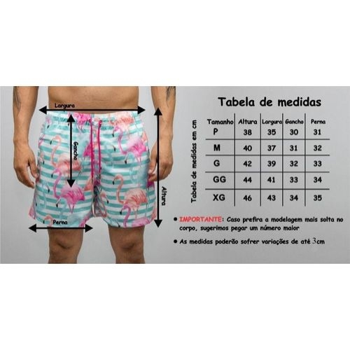 bermudas com desenhos