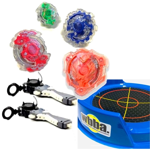 Beyblade 4 In 2 Com Luz + 4 Beyblade + 2 Lançadores Arena em Promoção na  Americanas