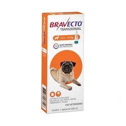 Antipulgas E Carrapatos Msd Bravecto Transdermal Para Cães De 4,5 A 10 Kg Menor preço em Antipulgas E Carrapatos Msd Bravecto Transdermal Para Cães De 4,5 A 10 Kg