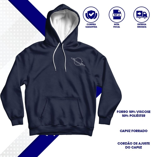 navy nike zip moletom com capuz