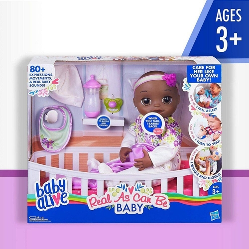 Baby Alive Meu Querido Bebe Negra Hasbro Em Promocao Ofertas Na Americanas
