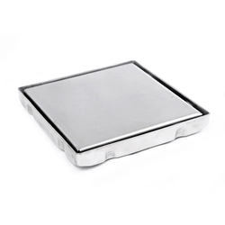 Ralo Invisível Quadrado Em Inox Tamanho 10x10 Menor preço em Ralo Invisível Quadrado Em Inox Tamanho 10x10
