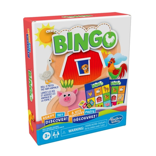 Jogo Hasbro Gaming Ready Set Bingo - Para Crianças Acima De 3 Anos - F1401  - Hasbro no Shoptime