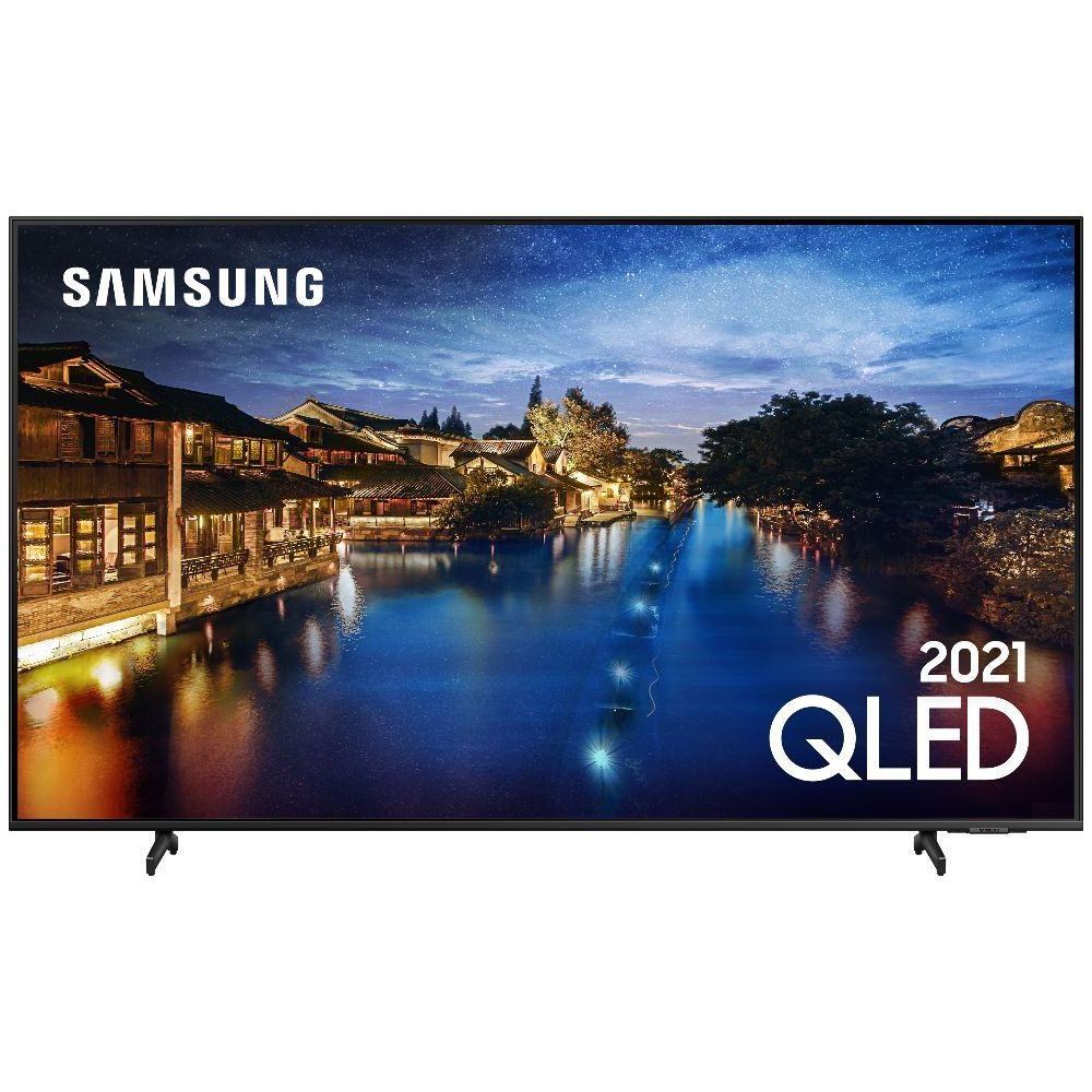 Smart TV Tela QLED 55" Samsung 55q60a 4K Conversor Digital Wi-Fi integrado 2 USB 3 HDMI