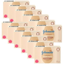 Kit com 12 Sabonetes Barra Johnson's Baby Óleo de Amêndoas 80g Menor preço em Kit com 12 Sabonetes Barra Johnson's Baby Óleo de Amêndoas 80g