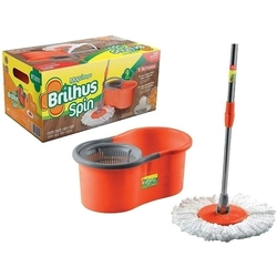 Mop Brilhus Spin Esfregão Com Balde Espremedor 9 Lt Bettanin Menor preço em Mop Brilhus Spin Esfregão Com Balde Espremedor 9 Lt Bettanin