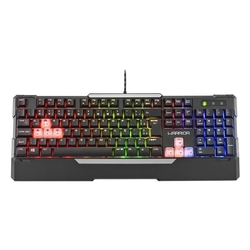 Teclado Gamer Warrior Semi Mecanico LED USB Preto TC208 1 UN Multilaser Menor preço em Teclado Gamer Warrior Semi Mecanico LED USB Preto TC208 1 UN Multilaser