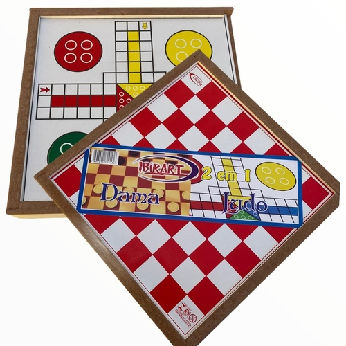 Ludo e Dama - Em kit com mais 2 Jogos de Tabuleiro, Elo7