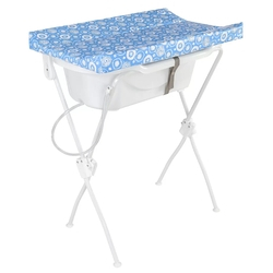Banheira para Bebê com Trocador Tutti Baby Floripa - Azul Menor preço em Banheira para Bebê com Trocador Tutti Baby Floripa - Azul