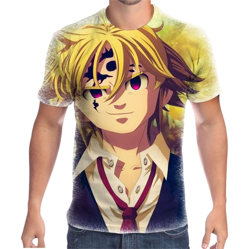 Camiseta Camisa Anime 7 Pecados Nanatsu No Taizai 4