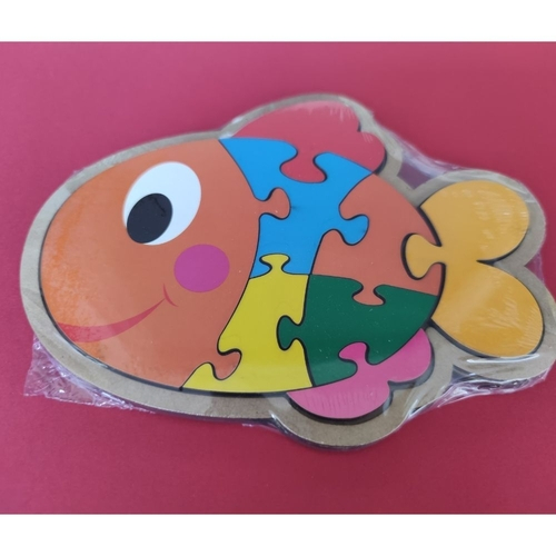 Brinquedo Educativo Quebra-cabeça Infantil - Peixinho