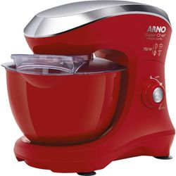 Batedeira Planetária Arno KM12 Superchef Raspa Tudo 750w 5 Litros 15 Velocidades Vermelha Menor preço em Batedeira Planetária Arno KM12 Superchef Raspa Tudo 750w 5 Litros 15 Velocidades Vermelha