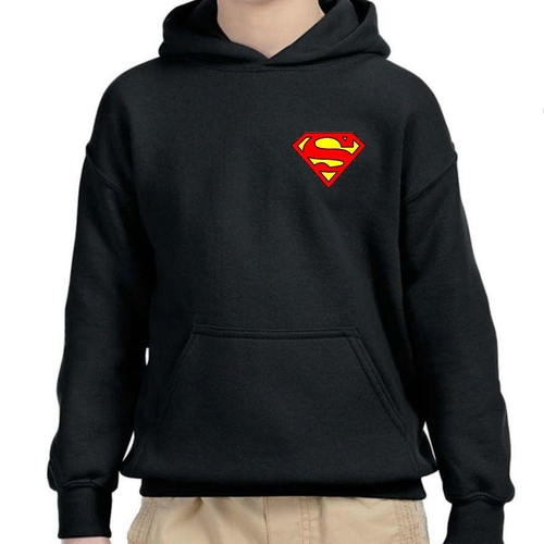 superman zipper moletom com capuz