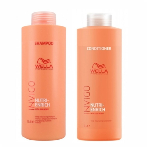 Kit Wella Invigo Nutri Enrich Shampoo + Condicionador 1 Litro Menor preço em Kit Wella Invigo Nutri Enrich Shampoo + Condicionador 1 Litro