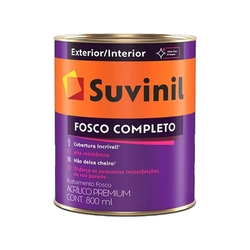 Menor preço em Tinta Suvinil Acrilico Fosco Completo Branco 900ml