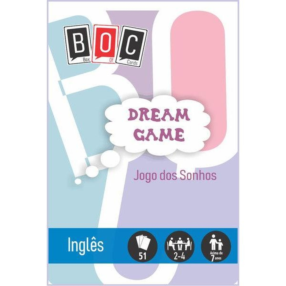 Dream Game Jogo Dos Sonhos Box Of Cards 51 Cartas Em Promoção Na Americanas