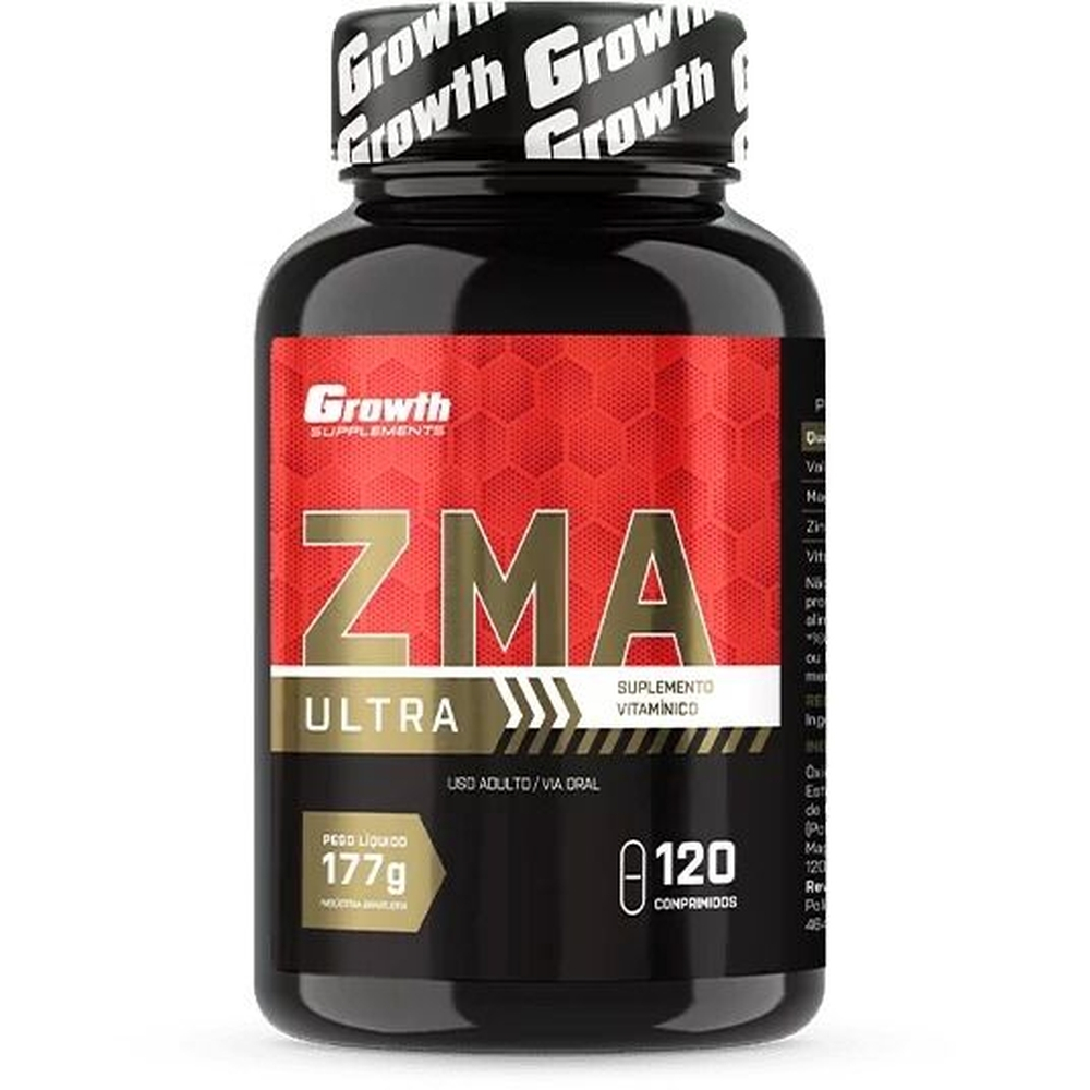 ZMA Ultra Concentrado 120 Cápsulas Growth Submarino