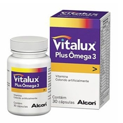 Vitalux plus omega 3 c/30 capsulas Menor preço em Vitalux plus omega 3 c/30 capsulas