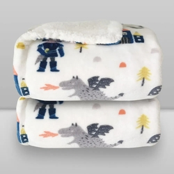 Cobertor Donna Laço Bebê Plush Print com Sherpa Knight é boa?