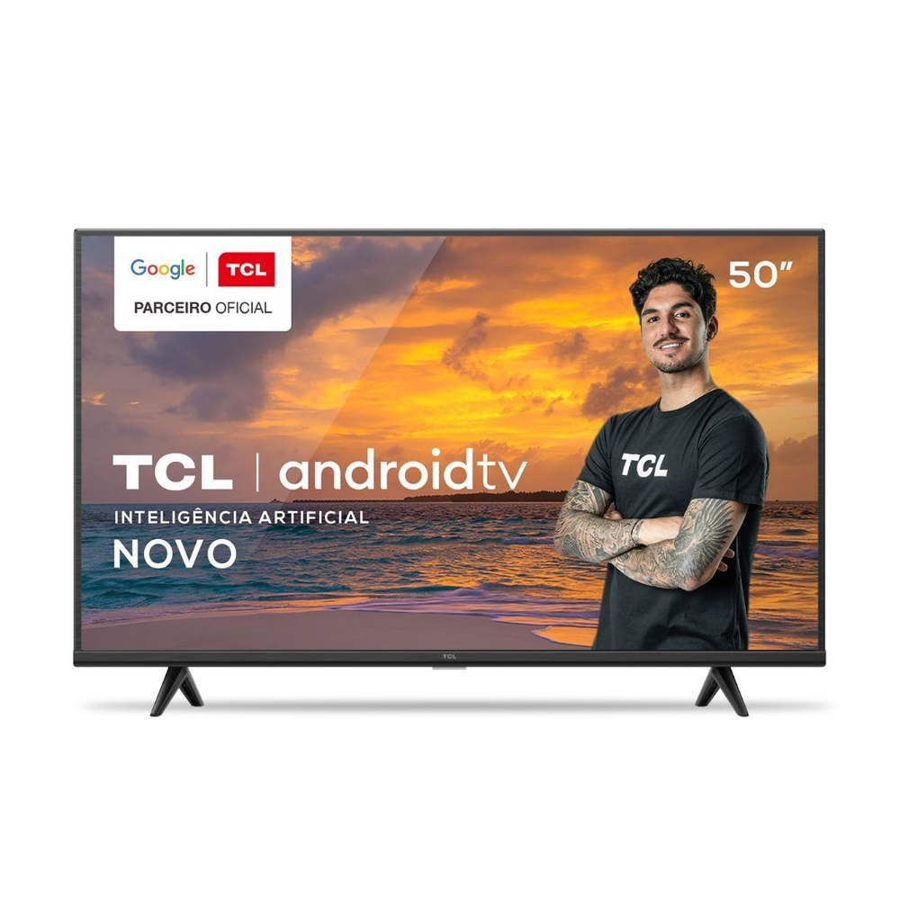 Smart TV 50" LED TCL P615 4K UHD HDR Android Com WiFi e Bluetooth