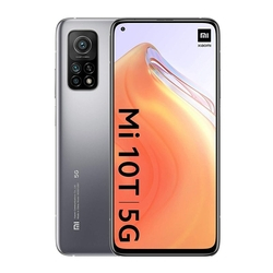 Menor preço em Smartphone Xiaomi Mi 10T 128GB 6GB Ram 5G Dual Sim Tela 6,67 Câmeras 64MP+13MP+5MP e 20MP - Lunar Silver - Prata