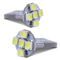 Par Lâmpadas LED T10 W5W Pingo 5 LEDs 12V 1,5W Tonalidade Branca Aplicação Farol Meia Luz é boa?
