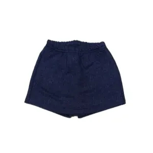 short saia azul marinho infantil