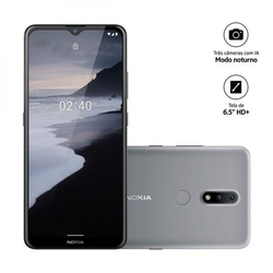 Smartphone Nokia 2.4 64GB, 3GB RAM Cinza Menor preço em Smartphone Nokia 2.4 64GB, 3GB RAM Cinza