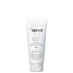 Mantecorp Episol Sec OC FPS 60 - Protetor Solar Facial 60g Menor preço em Mantecorp Episol Sec OC FPS 60 - Protetor Solar Facial 60g