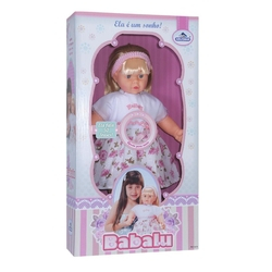 Boneca Bebe Babalu Fala 50 Frases (59Cm) - Adijomar Menor preço em Boneca Bebe Babalu Fala 50 Frases (59Cm) - Adijomar