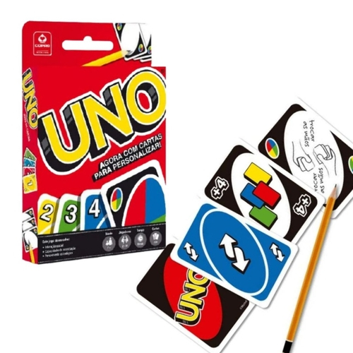 Jogo De Cartas Baralho Mattel Games Copag Uno Infantil Criança