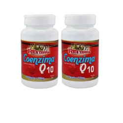 Kit Com 2 Coenzima Q10 - Rei Terra 120 Cápsulas/ 500 Mg é boa?
