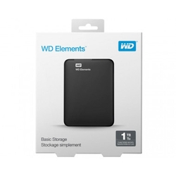 Menor preço em Hd Externo 1tb Western Digital Elements Preto Usb 3.0 Wdbuzg0010bbk