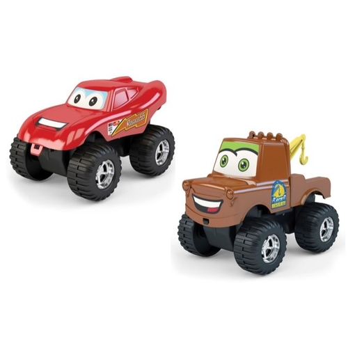 Carrinho Monster Infantil Race Dismat - Vermelho