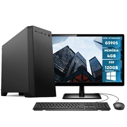 Computador Completo Intel 10ª Geração G5905 com Windows 10 Professional Monitor 19.5" HDMI 4GB SSD 120GB Skill MSW é boa?
