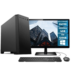 Computador Completo Intel 8ª Geração G4930 com Windows 10 Professional Monitor 19.5" HDMI 4GB SSD 120GB Skill MSW é boa?